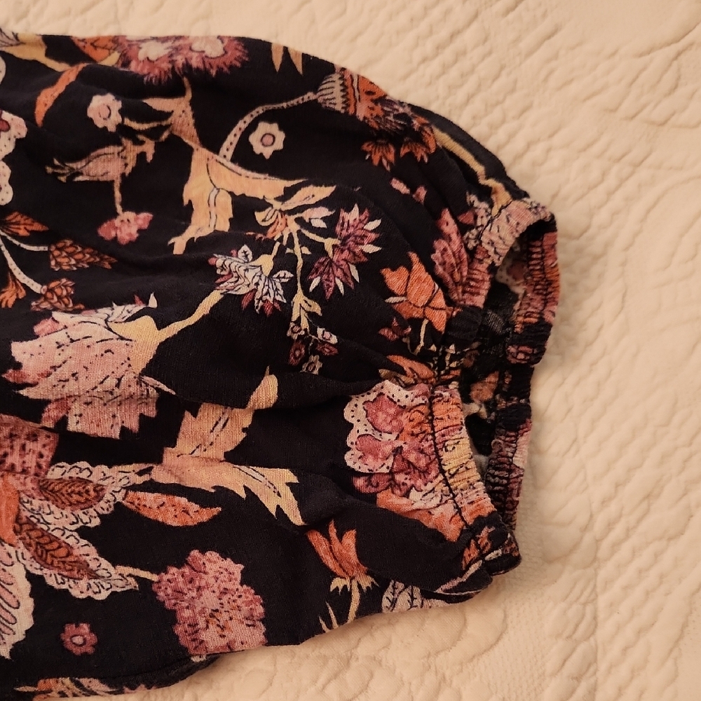 Knox Rose Navy, Pink & Cream Floral Blouse - Picture 8 of 8